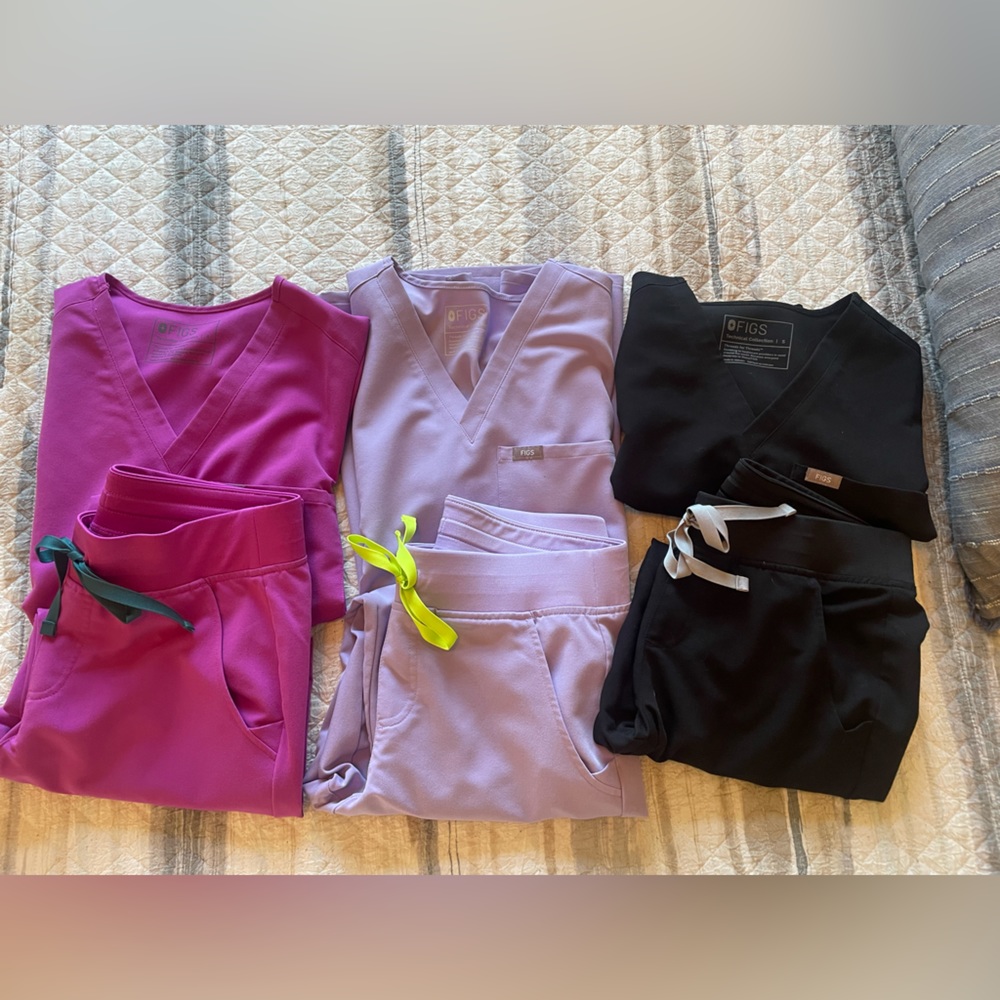 Never worn,  FIGS